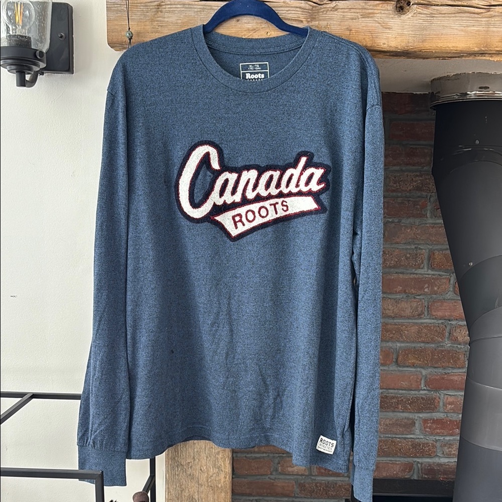 Roots Heritage Blue Long Sleeve Shirt